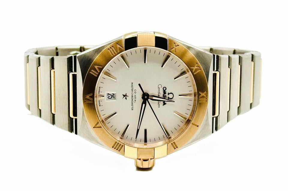 Omega Constellation NEW-STEEL/SEDNA GOLD - FULL SET 39mm - 131.20.39.20.02.001