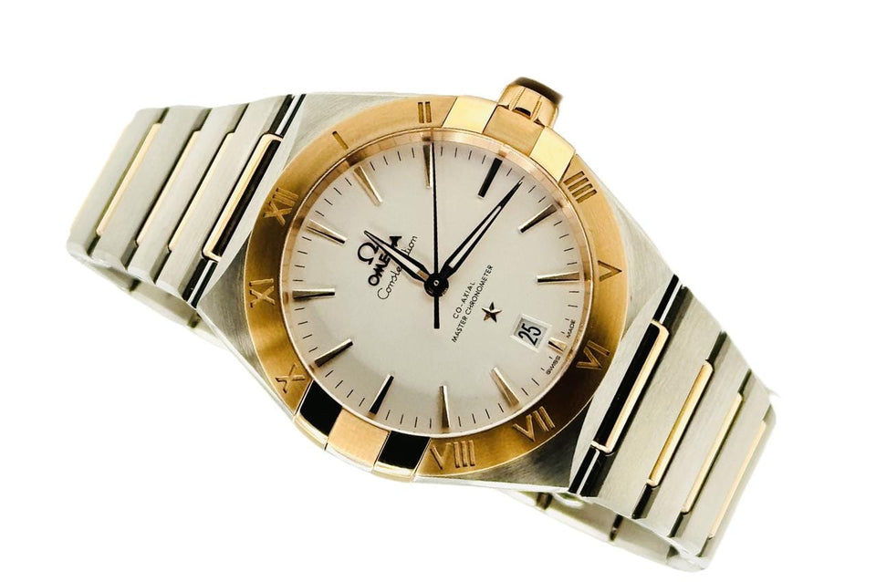 Omega Constellation NEW-STEEL/SEDNA GOLD - FULL SET 39mm - 131.20.39.20.02.001