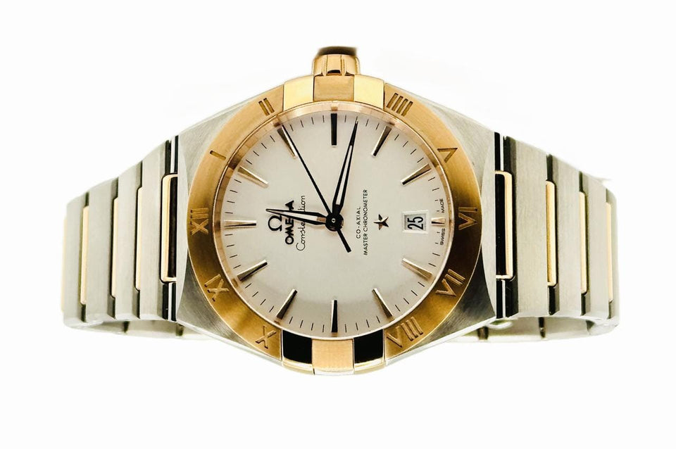 Omega Constellation NEW-STEEL/SEDNA GOLD - FULL SET 39mm - 131.20.39.20.02.001