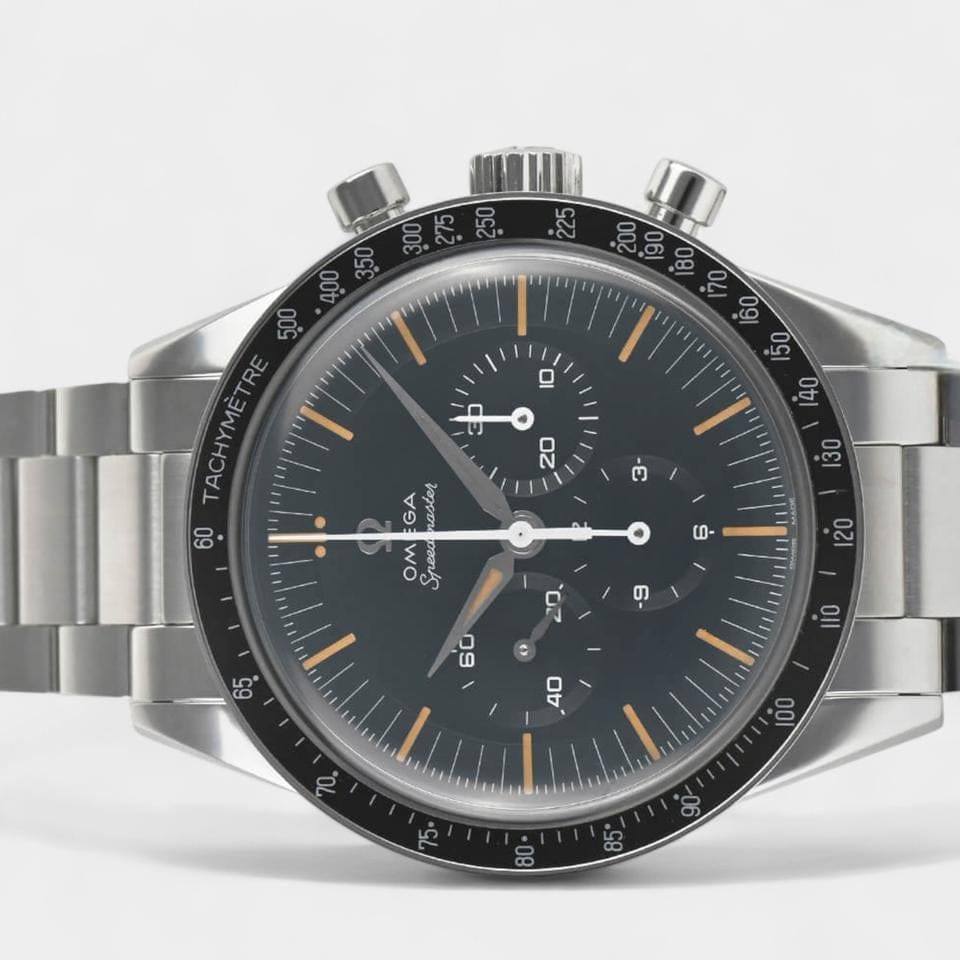 Omega Speedmaster First Omega in Space / Blue-Grey / 39.7 mm / Box&Papers / 310.30.40.50.06.001