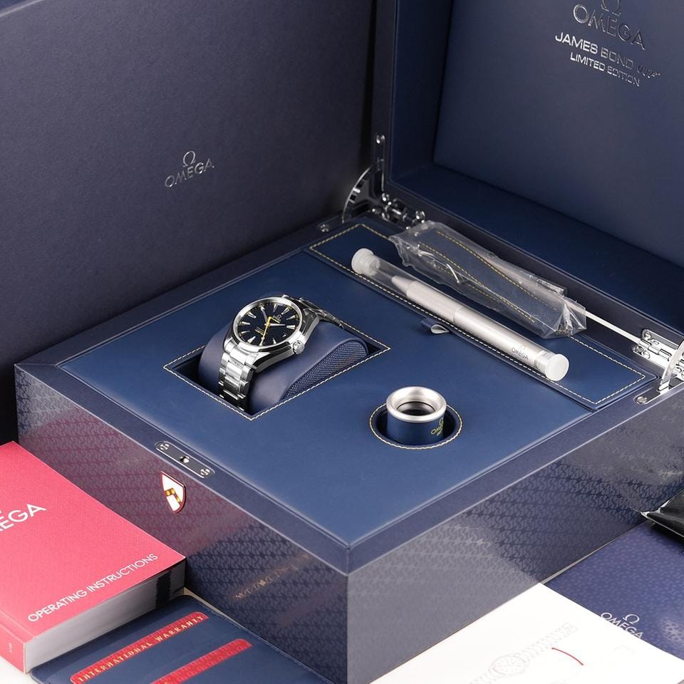 Omega Seamaster Aqua Terra'Spectre' James Bond Limited Edition UNWORN