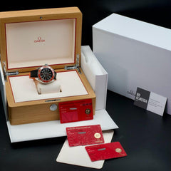 Omega Seamaster Ultra Deep 6000 M45.5mm O-MEGASTEEL Grey Dial 215.32.46.21.06.001 Stunning condition full set with full factory warranty!