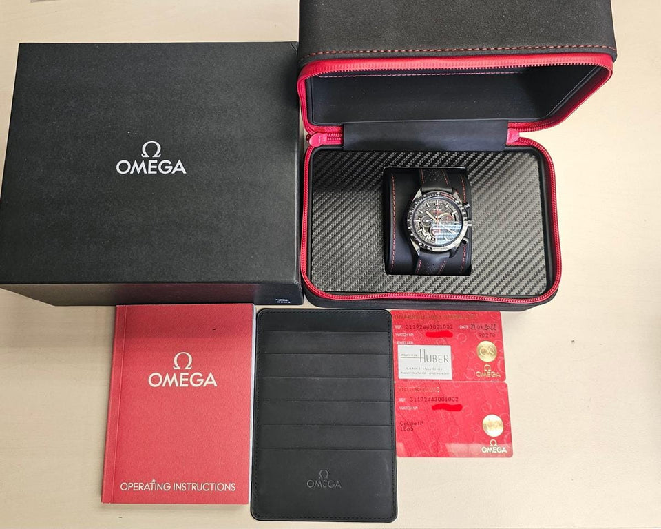 Omega Speedmaster Dark Side Of The Moon 'Alinghi' - Box & Papers 2022 - 44 MM - Like New