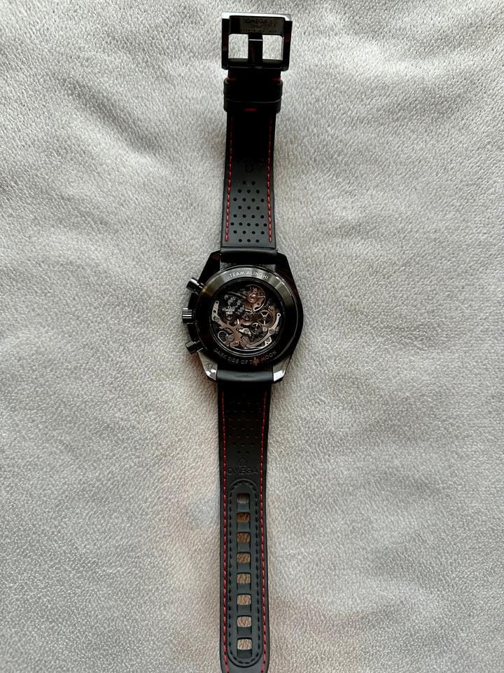 Omega Speedmaster Dark Side Of The Moon 'Alinghi' Full Set Special Edition
