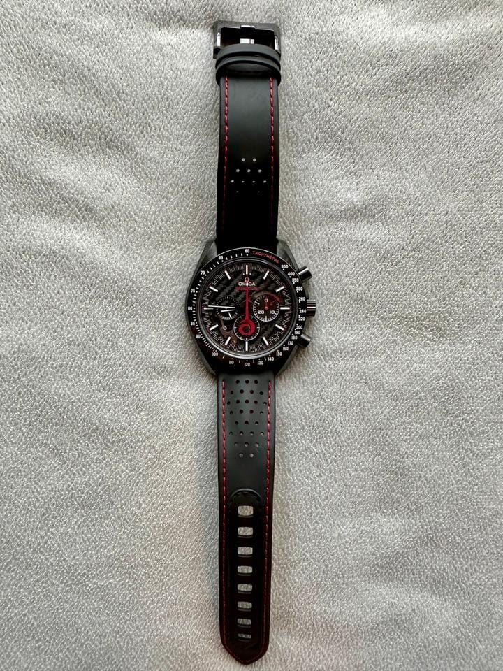 Omega Speedmaster Dark Side Of The Moon 'Alinghi' Full Set Special Edition