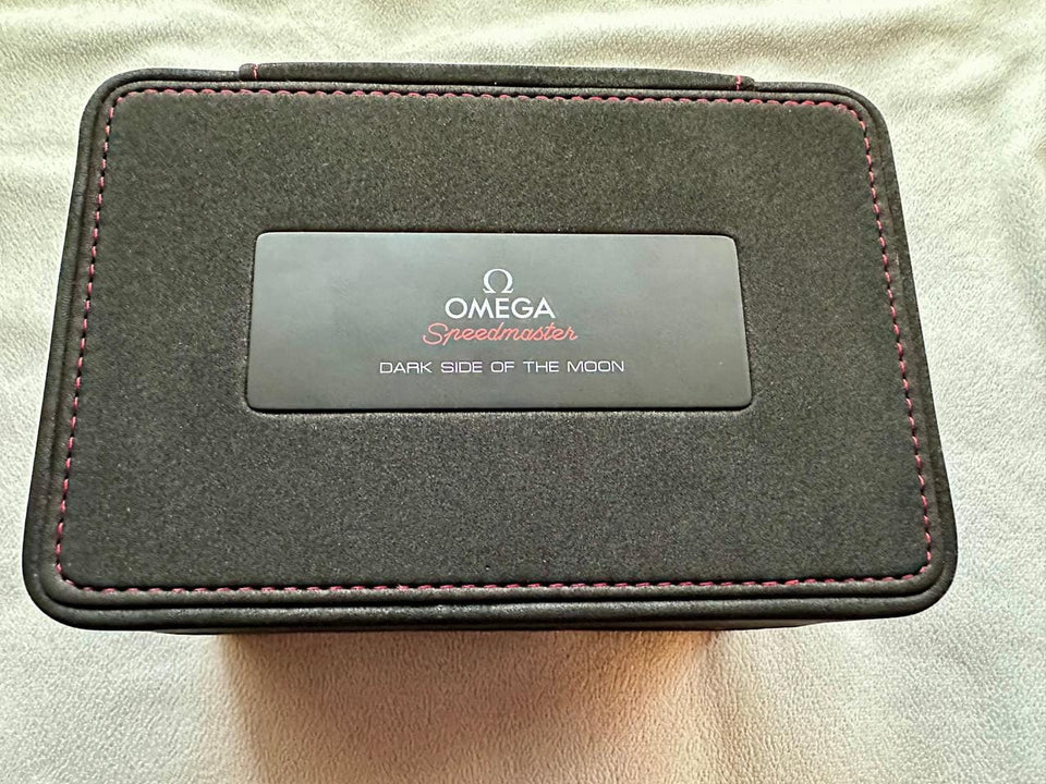 Omega Speedmaster Dark Side Of The Moon 'Alinghi' Full Set Special Edition