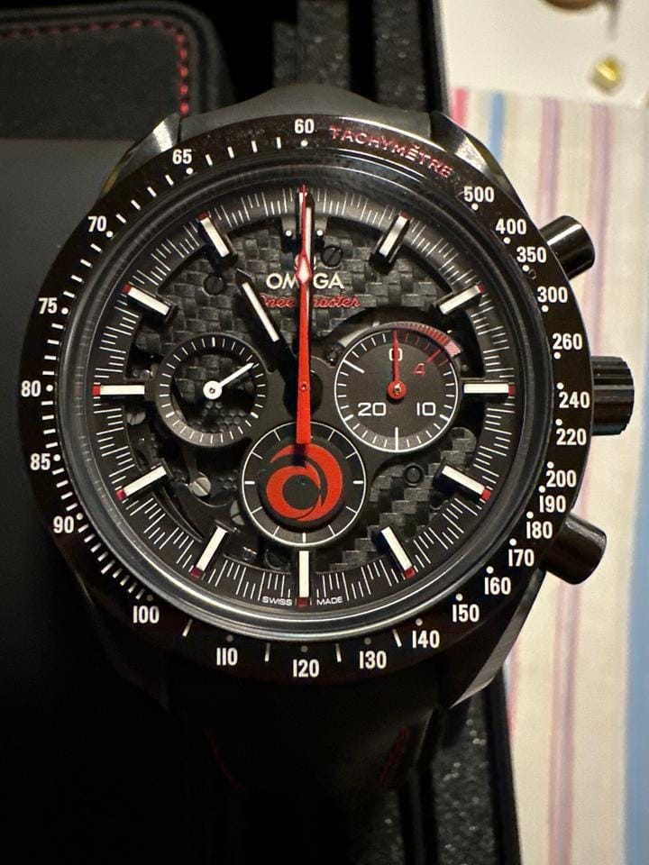 Omega Speedmaster Dark Side Of The Moon 'Alinghi' Full Set Special Edition