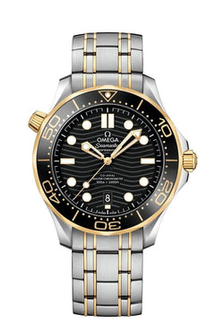 Omega Seamaster Diver 300 MCo‑axial Master Chronometer Diver 300 M Yellow Gold Steel 210.20.42.20.01.002