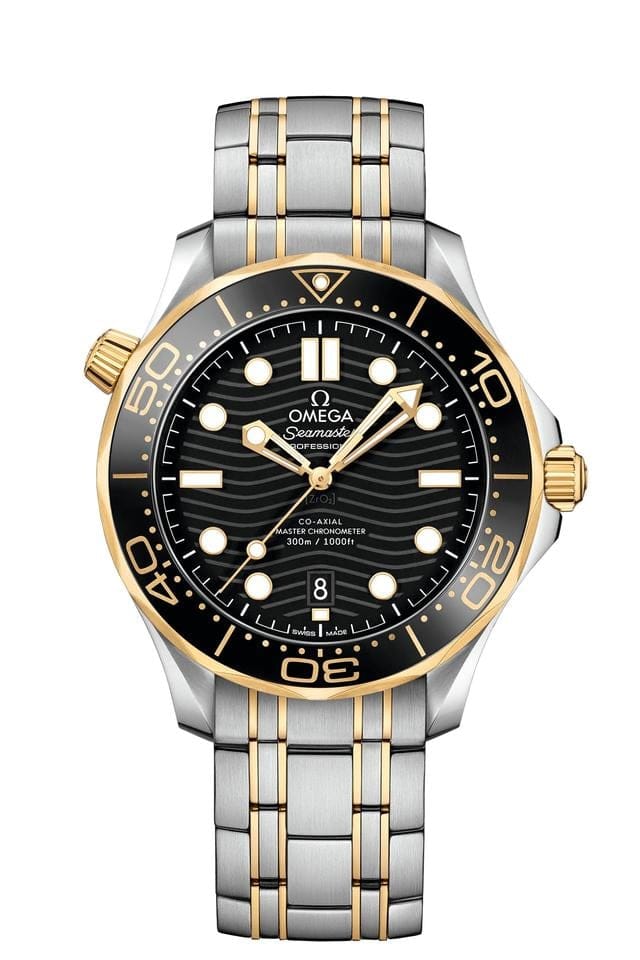 Omega Seamaster Diver 300 MCo‑axial Master Chronometer Diver 300 M Yellow Gold Steel 210.20.42.20.01.002