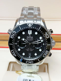 Omega Seamaster Diver 300 MCHRONO Diver 300m Automatic Black Dial 44mm 210.30.44.51.01.001