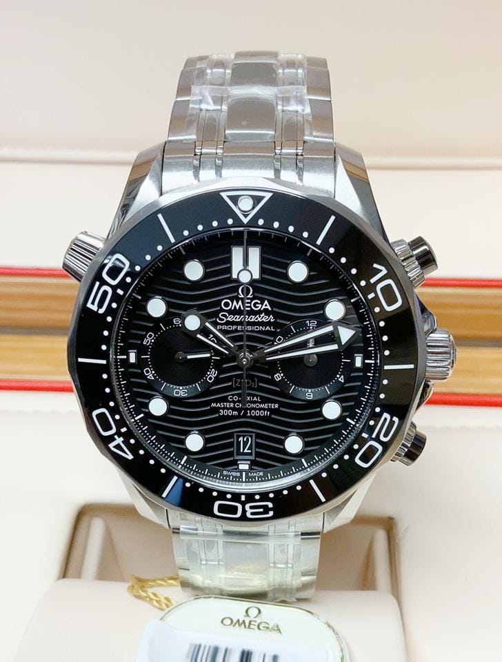 Omega Seamaster Diver 300 MCHRONO Diver 300m Automatic Black Dial 44mm 210.30.44.51.01.001