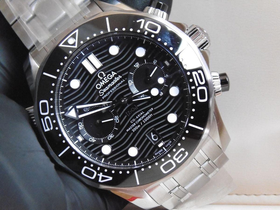 Omega Seamaster Diver 300 MCHRONO Diver 300m Automatic Black Dial 44mm 210.30.44.51.01.001