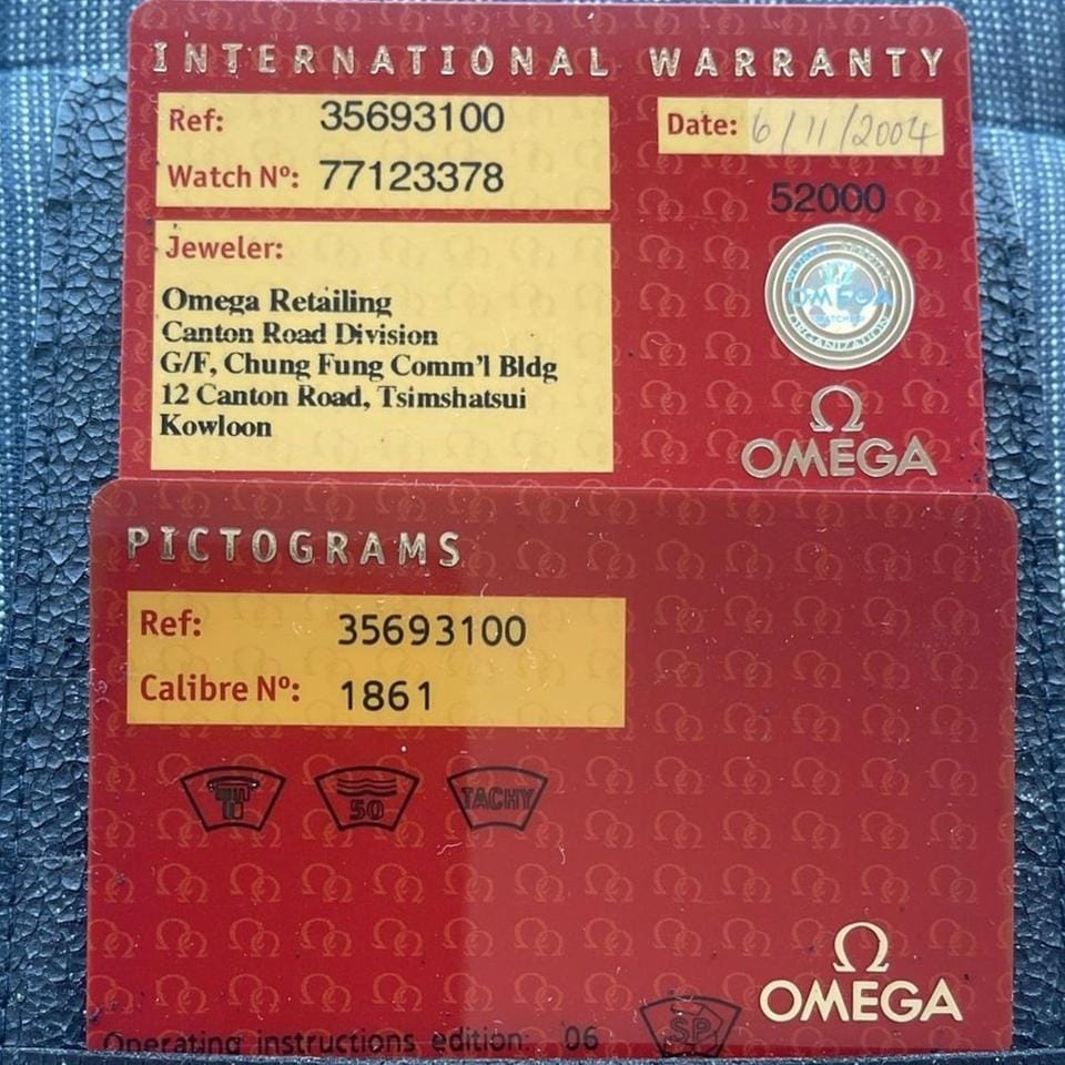 Omega Speedmaster Professional Moonwatch Apollo 11 35th Anniversary Omega Speedmaster Professional Apollo 11 35th Anniversary