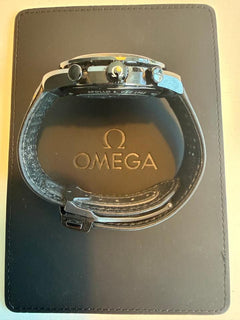 Omega Speedmaster Dark Side Of The Moon Apollo 8 Special Edition with both pin buckle & fold clasp.