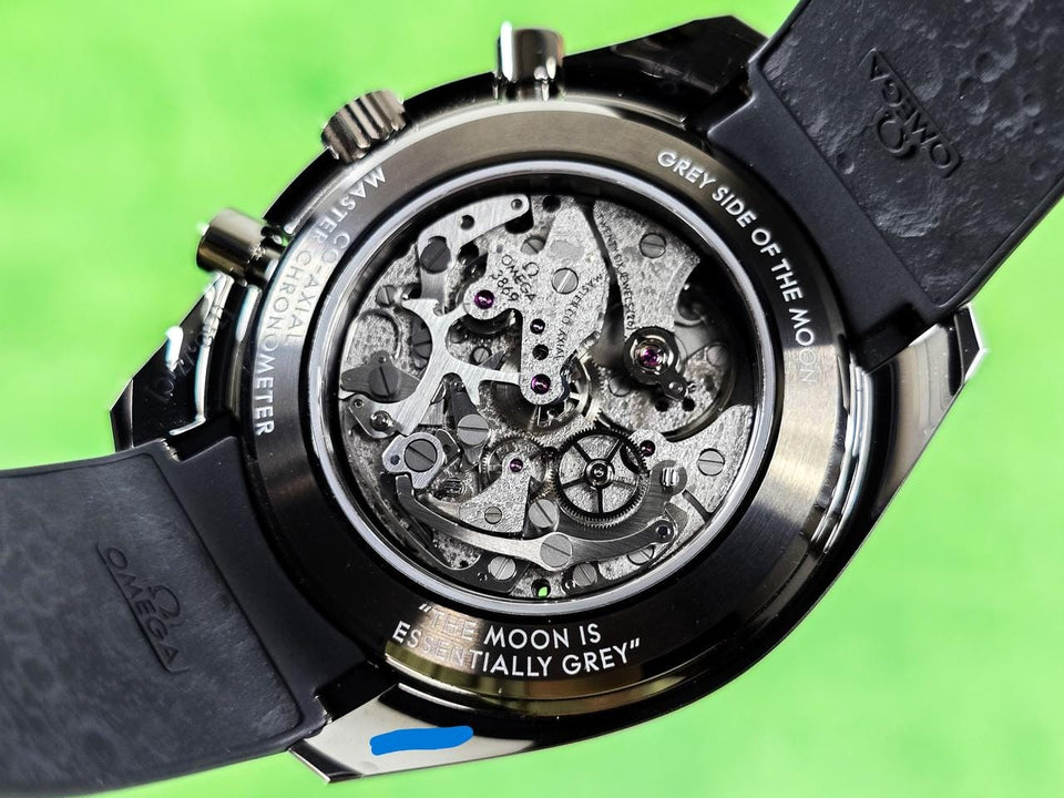Omega Speedmaster Dark Side Of The Moon 44mm on Rubber Strap - New Movement 2025 release Ref 310.92.44.50.06.002 - Like New 01/2025 (?)
