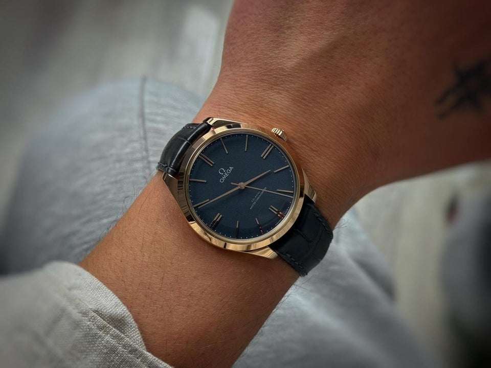 Omega De Ville Trésor435.53.40.21.06.001 Sedna Rose Gold 03/2026 40 mm - FULL SET - ONE YEAR WARRANTY NEW WATCH