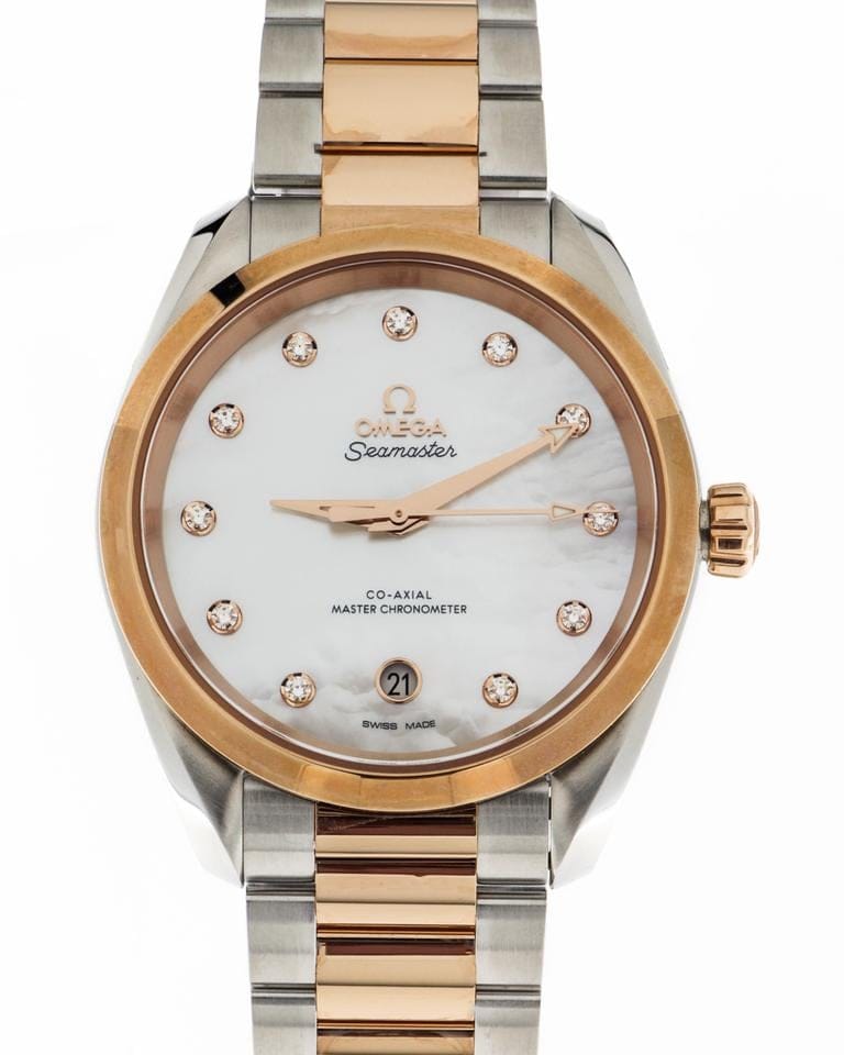 Omega Seamaster Aqua Terra Uomo/Donna - O22020382055001 - Seamaster Aqua Terra 150 M Co-Axial Master Chronometer Ladies’ 38 mm - O22020382055001