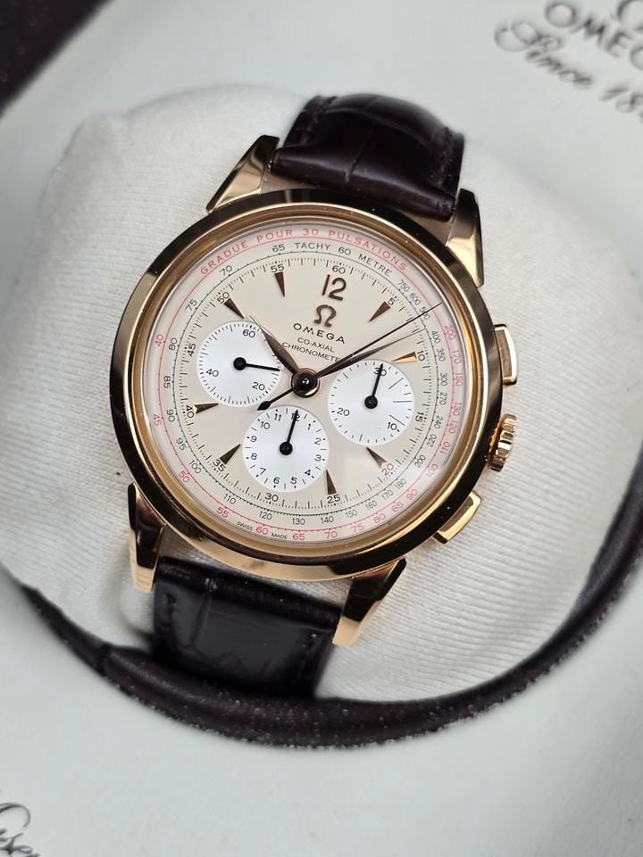 Omega Museum Collection 516.53.39.50.02.001 Racend Timer Limited Edition 1949 Like New Box Only