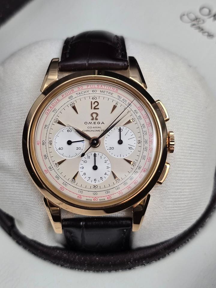 Omega Museum Collection 516.53.39.50.02.001 Racend Timer Limited Edition 1949 Like New Box Only