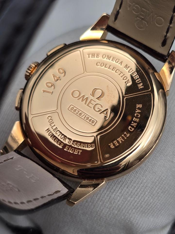 Omega Museum Collection 516.53.39.50.02.001 Racend Timer Limited Edition 1949 Like New Box Only