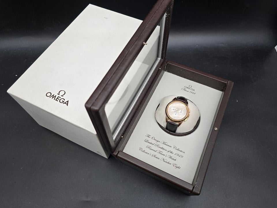 Omega Museum Collection 516.53.39.50.02.001 Racend Timer Limited Edition 1949 Like New Box Only