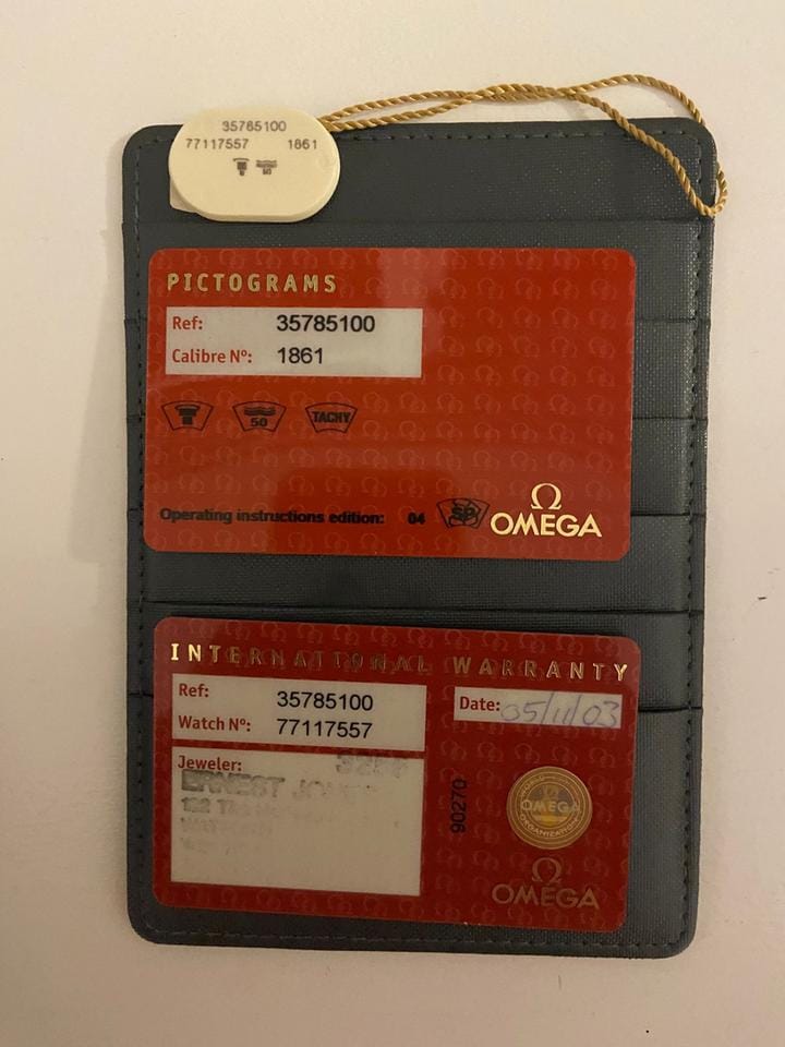 Omega Speedmaster Snoopy Perfect & Unworn 3578.51 Rare Collector's Item 1st Edition