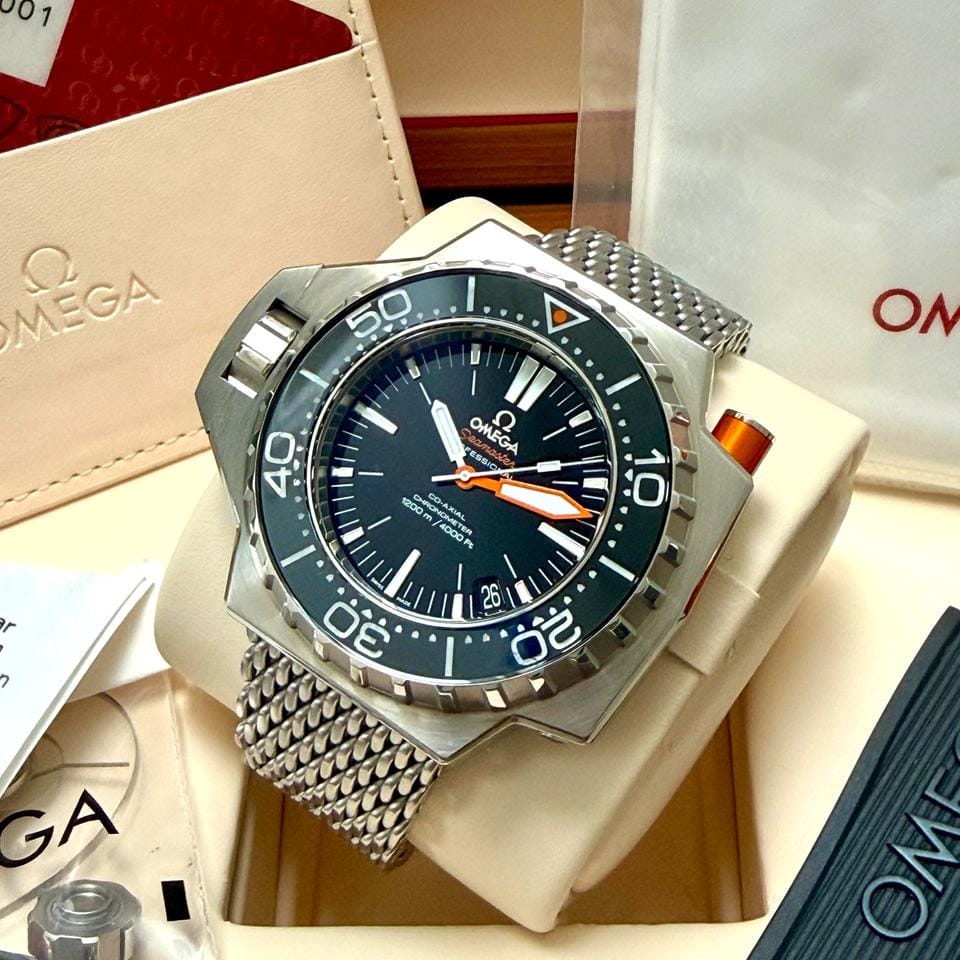 Omega Seamaster Plo Proffull set • Omega serviced 02/2026 • AS NEW !!