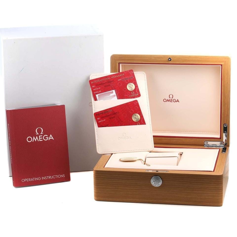 Omega Seamaster 300 Titanium Rose Gold Mens Watch 233.60.41.21.03.001 Unworn