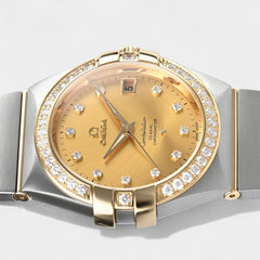 Omega Constellation Ladies Steel&Gold / 35 mm / Box&Papers / 123.25.35.20.58.001