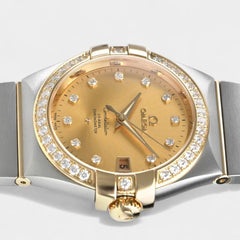 Omega Constellation Ladies Steel&Gold / 35 mm / Box&Papers / 123.25.35.20.58.001