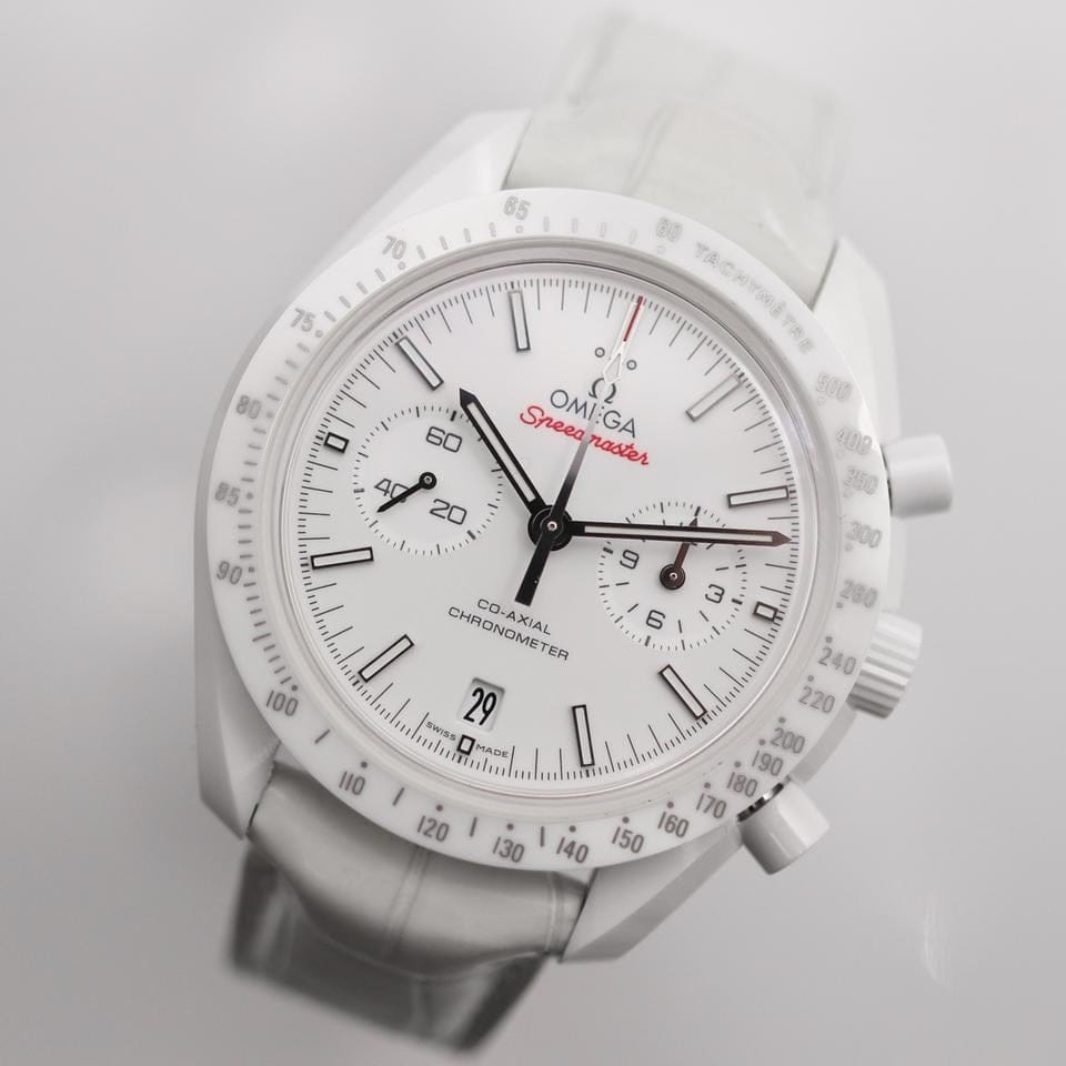 Omega Speedmaster Co-Axial Chronograph White Side Of The Moon