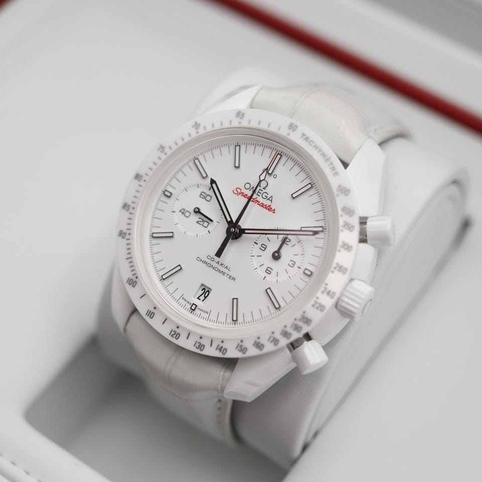 Omega Speedmaster Co-Axial Chronograph White Side Of The Moon