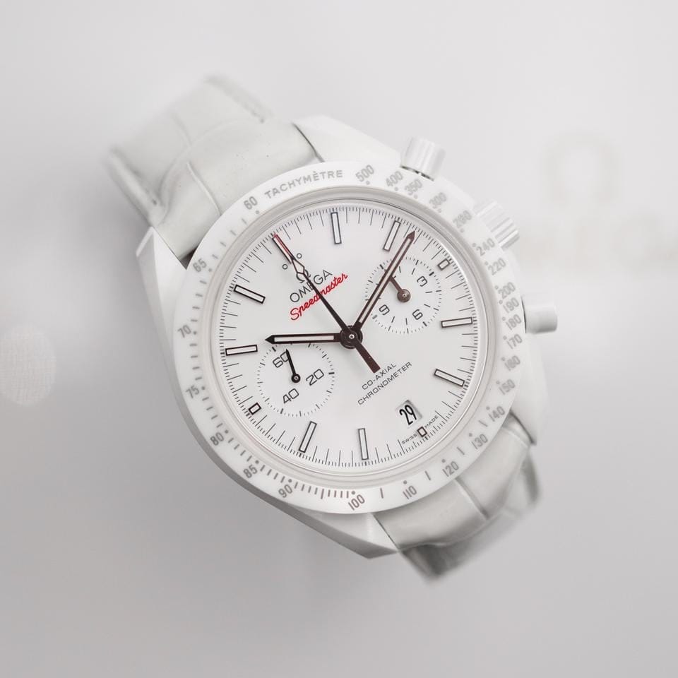 Omega Speedmaster Co-Axial Chronograph White Side Of The Moon