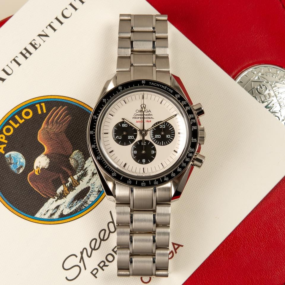 Omega Speedmaster Professional Moonwatch Apollo 11 New NOS Stickers Full stickers New NOS No original waranty No original Box
