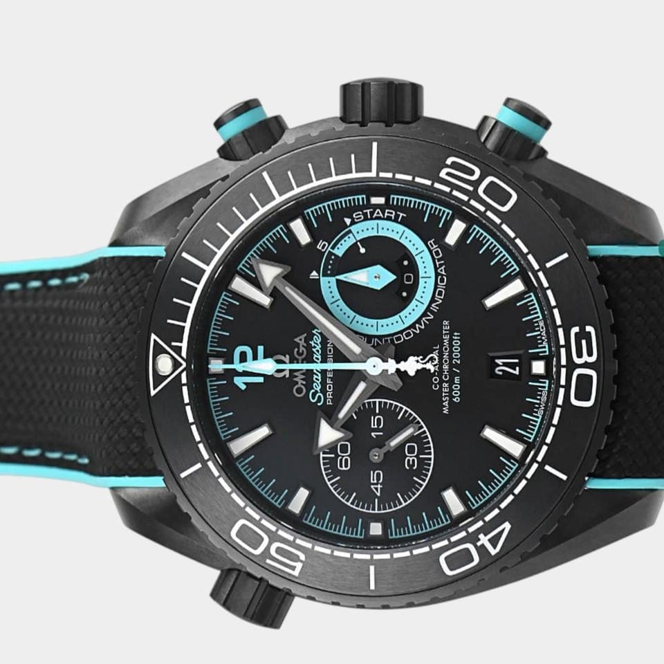 Omega Seamaster Planet Ocean Chronograph Ceramic / 45.5 mm / Box&Papers / 215.92.46.51.01.003