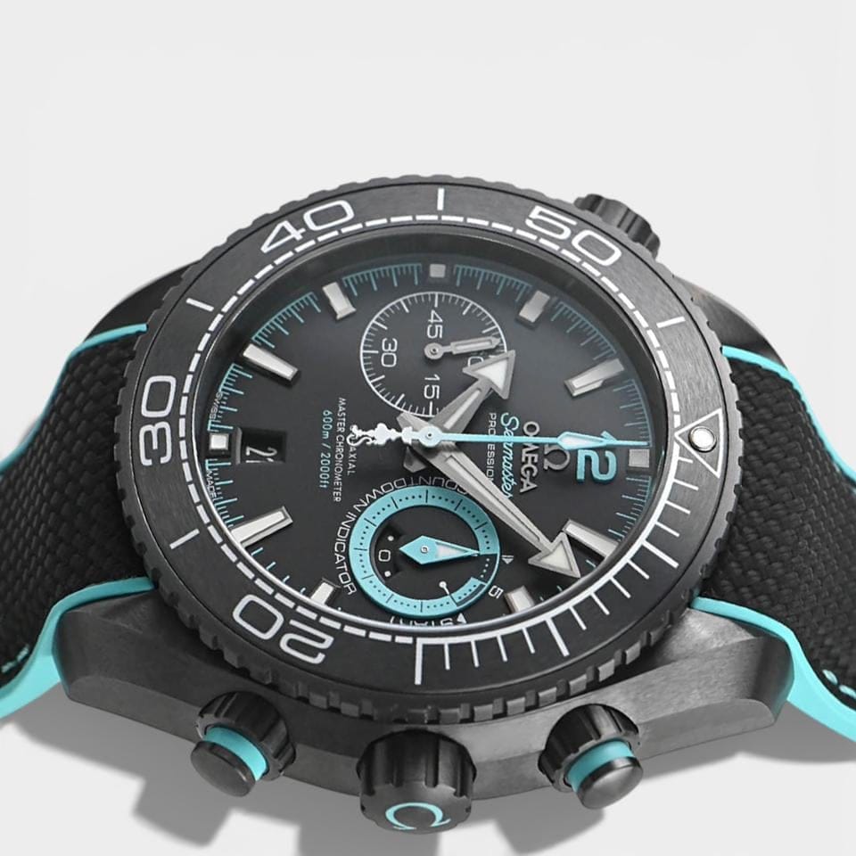 Omega Seamaster Planet Ocean Chronograph Ceramic / 45.5 mm / Box&Papers / 215.92.46.51.01.003