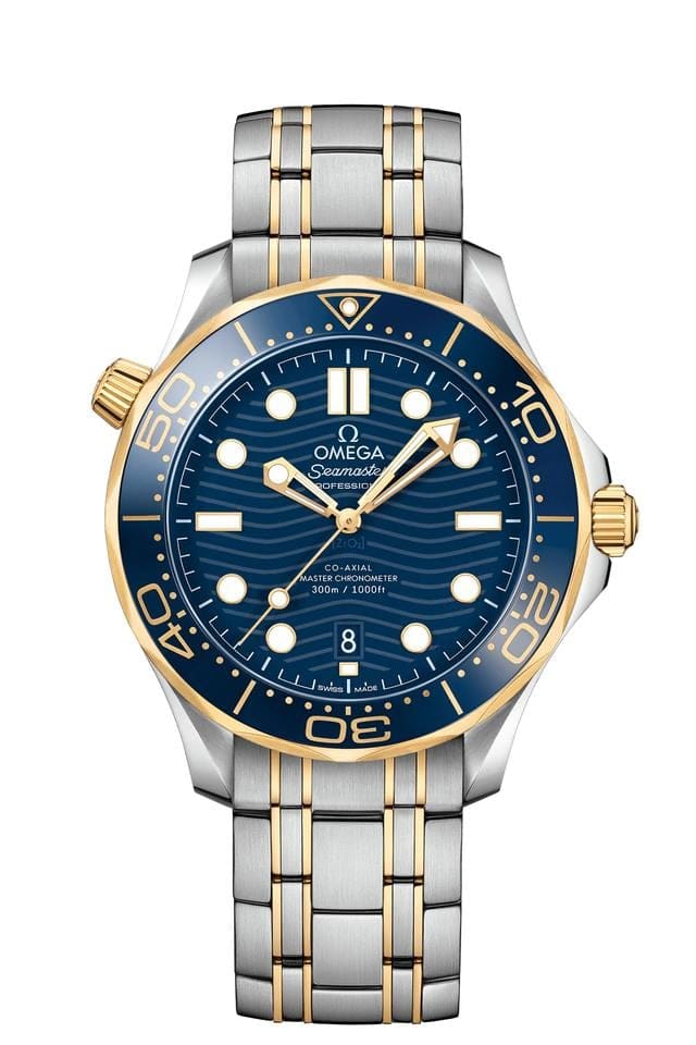 Omega Seamaster Diver 300 MCo‑axial Master Chronometer Diver 300 M Yellow Gold Steel 210.20.42.20.03.001