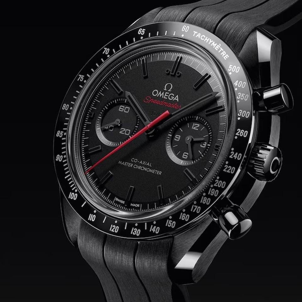 Omega Speedmaster Dark Side Of The Moon Speedmaster 44mm 310.92.44.51.01.001 Rubber Strap