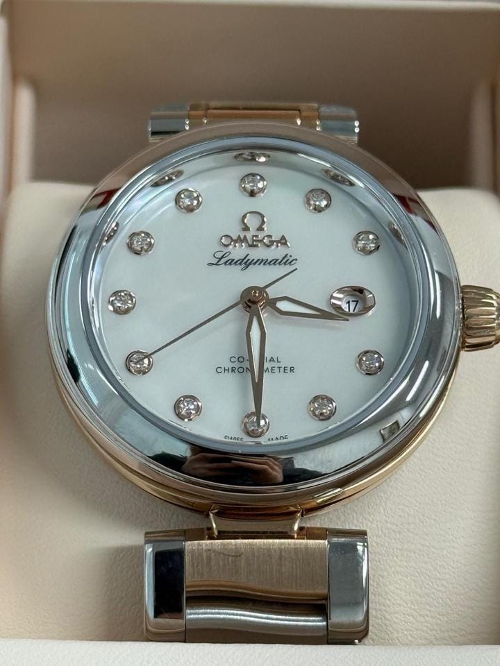 Omega De Ville Ladymaticfull set certificate of warranty