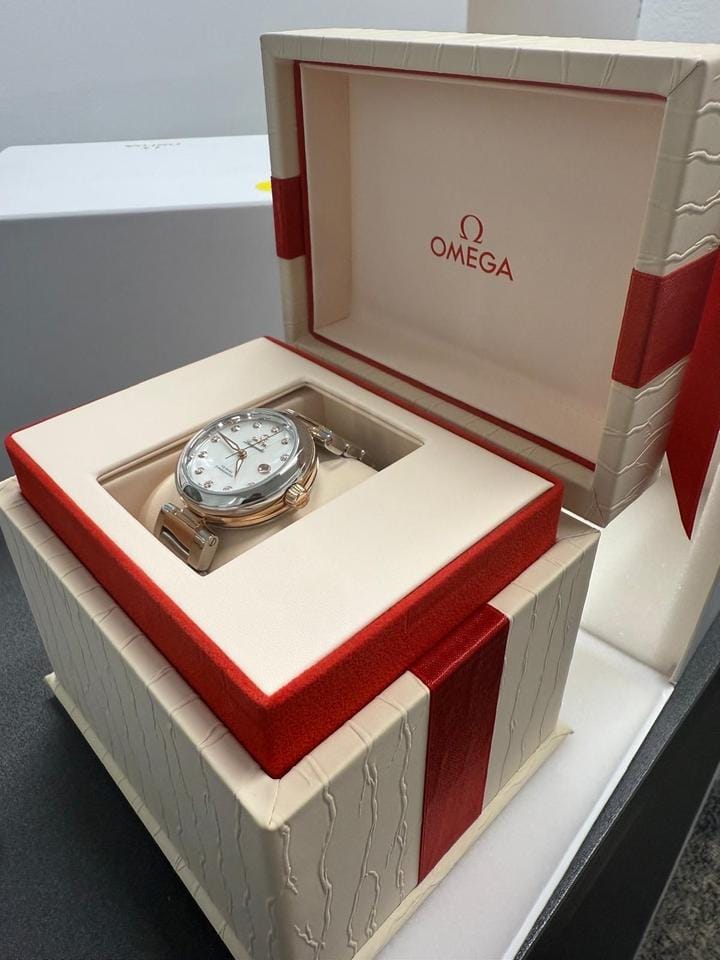 Omega De Ville Ladymaticfull set certificate of warranty