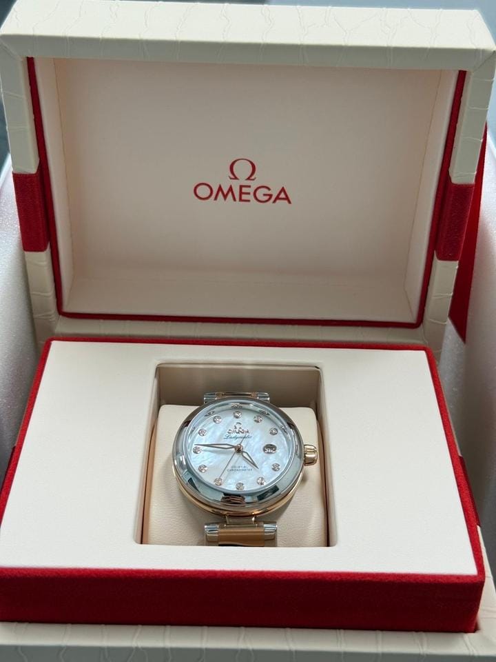Omega De Ville Ladymaticfull set certificate of warranty