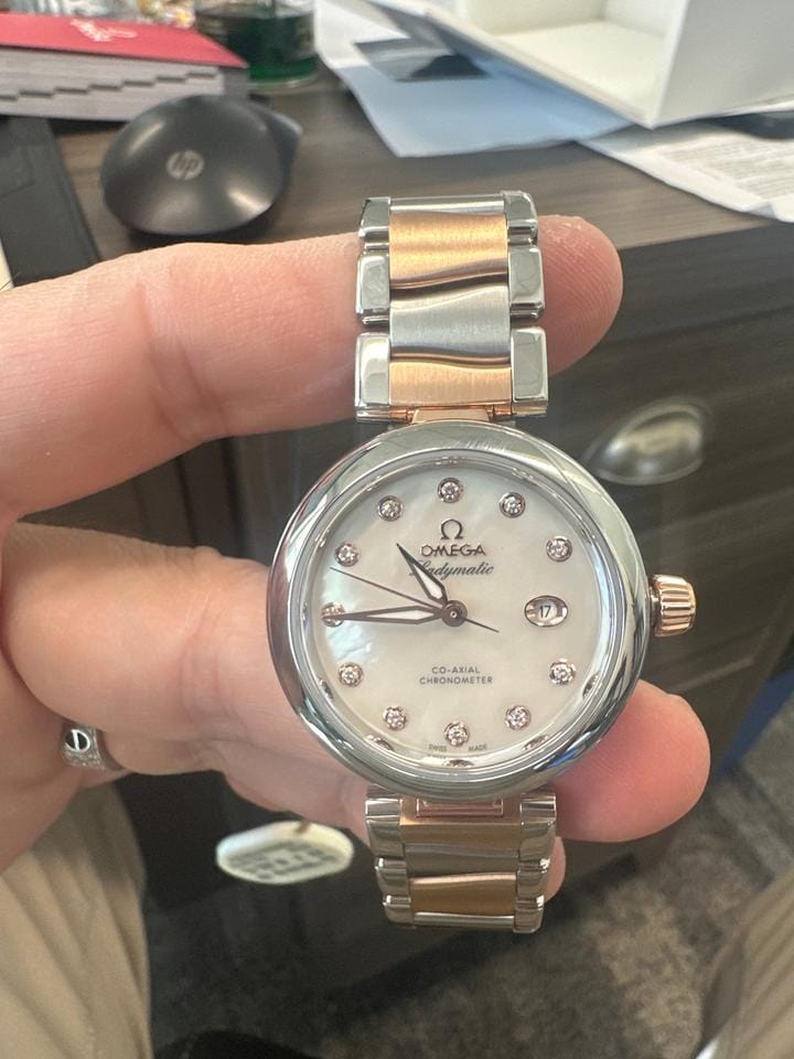 Omega De Ville Ladymaticfull set certificate of warranty