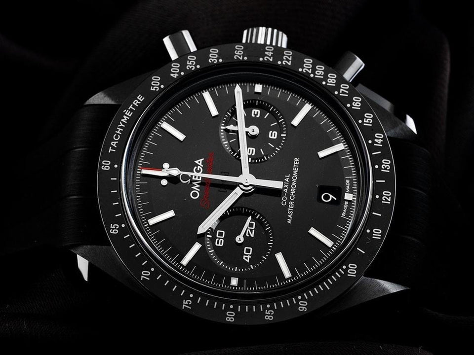 Omega Speedmaster Dark Side of the Moon Ref.310.92.44.51.01.004 2026 Full Set Ungetragen Speedmaster Dark Side of the Moon Keramik Titan Kautschuk Faltschließe