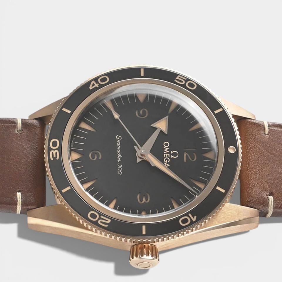Omega Seamaster 300 Bronze gold / 41 mm / Box&Papers / 234.92.41.21.10.001
