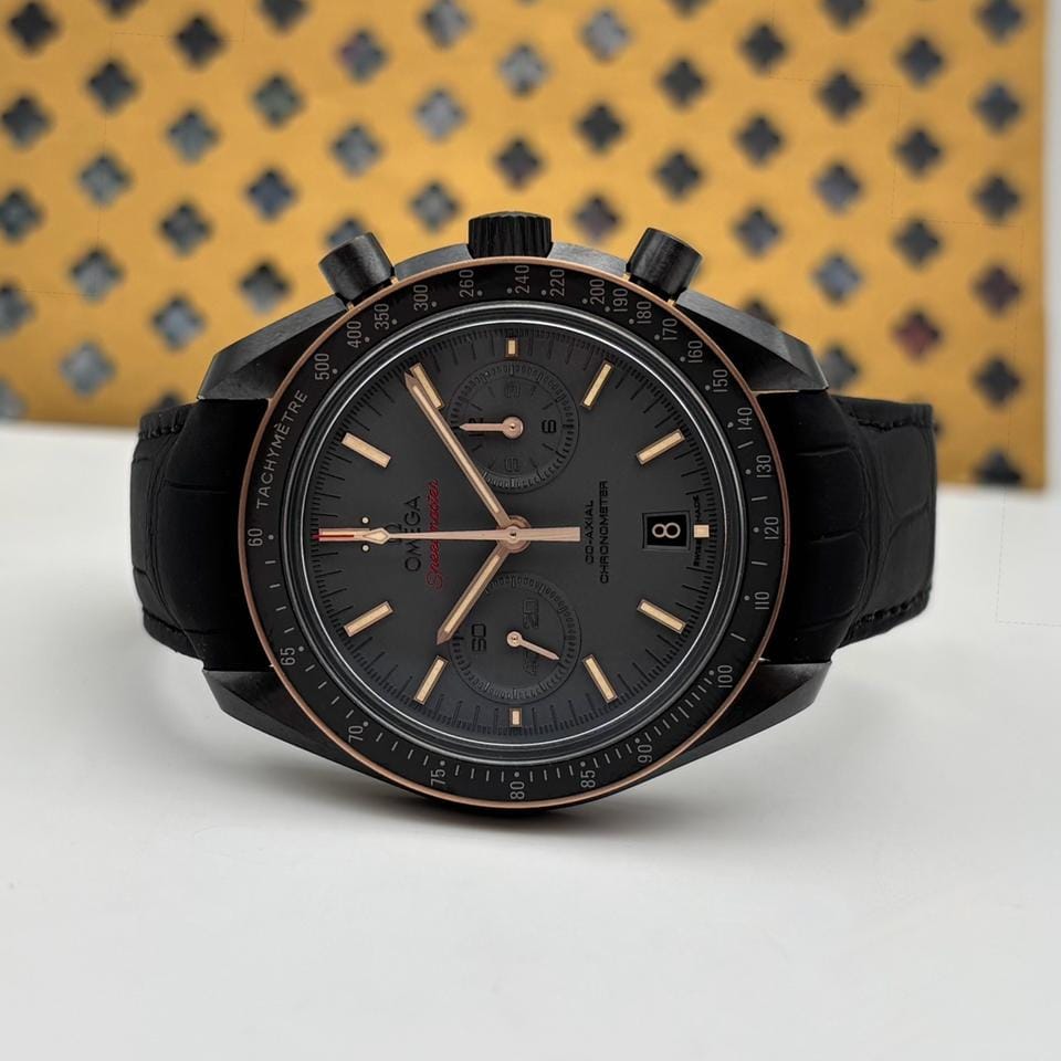 Omega Speedmaster Moonwatch Dark Side Of The Moon 44.25mm Black Dial Circa 2026 Unworn Full Set