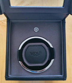 Omega Speedmaster Dark Side of the Moon (Grey Side of the Moon) (New) Purchased in Oct 2025 plus a New Wolf Watch Winder