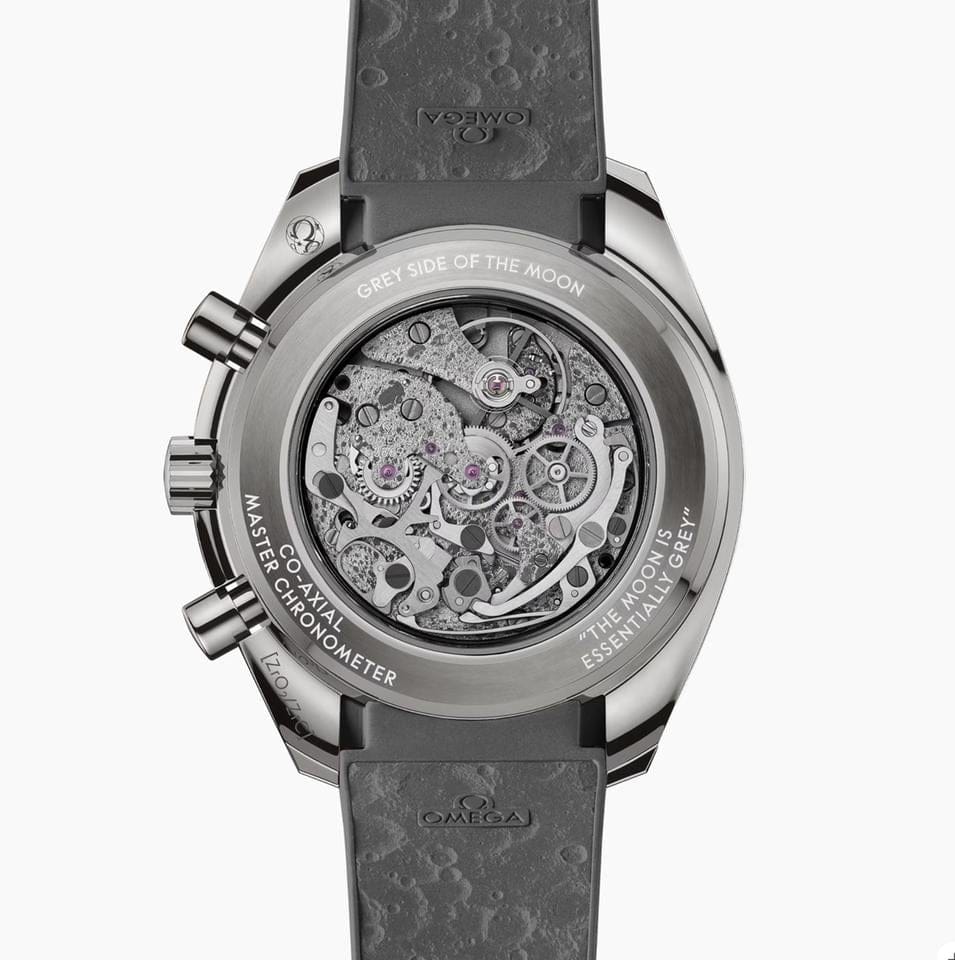 Omega Speedmaster NEW 2025 Dark Side Of The Moon Speedmaster Grey Skeleton Rubber 310.92.44.50.06.002