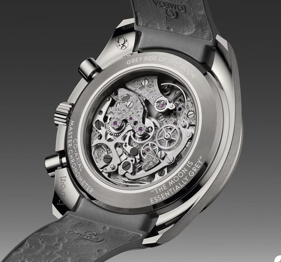 Omega Speedmaster NEW 2025 Dark Side Of The Moon Speedmaster Grey Skeleton Rubber 310.92.44.50.06.002