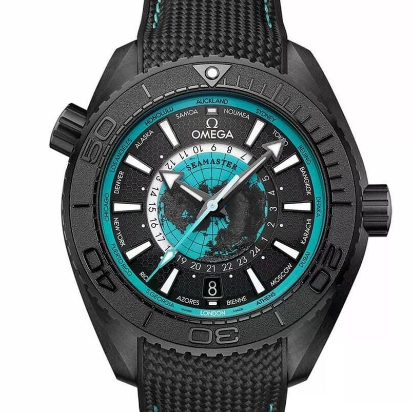 Omega Seamaster Planet Ocean Worldtimer600m Master 45mm 215.92.46.22.01.006