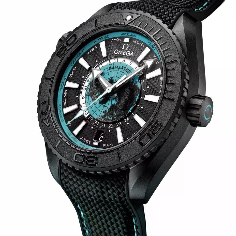 Omega Seamaster Planet Ocean Worldtimer600m Master 45mm 215.92.46.22.01.006